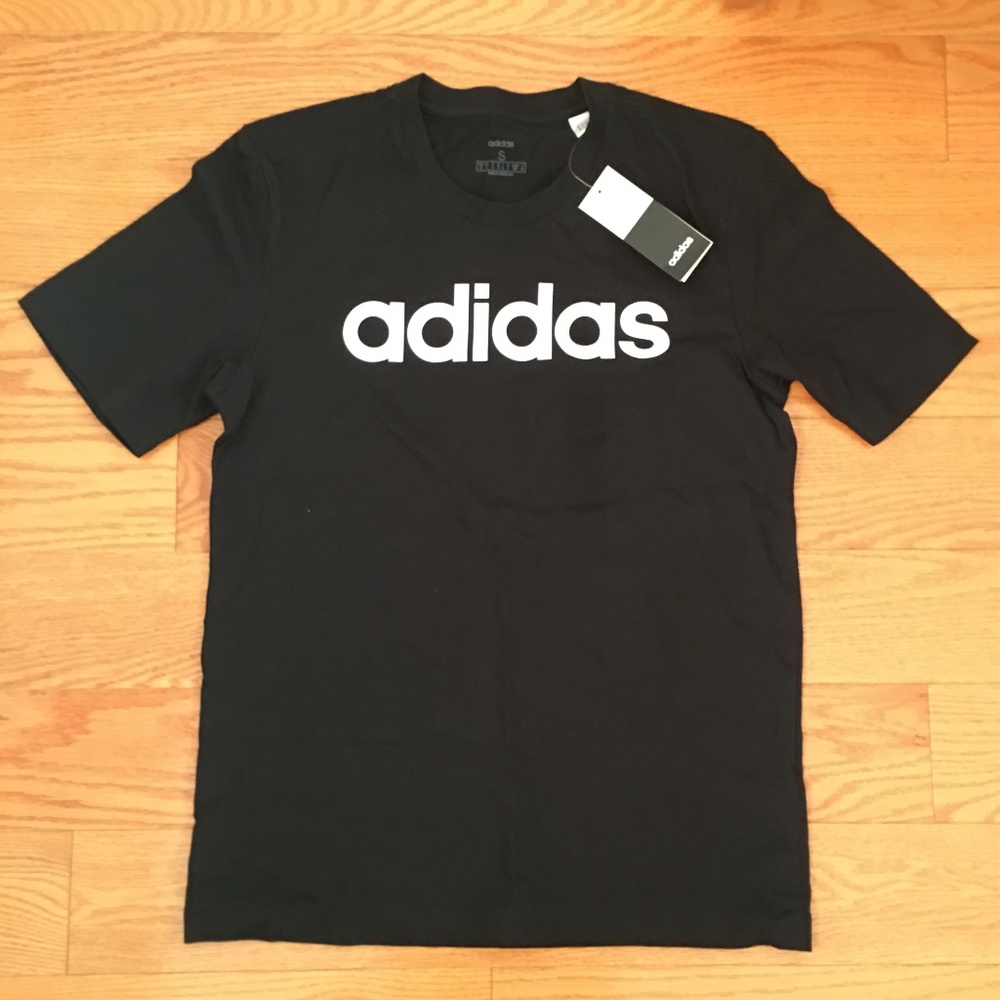 Adidas Essentials Linear Tee - Men's - BNWT - Size Small